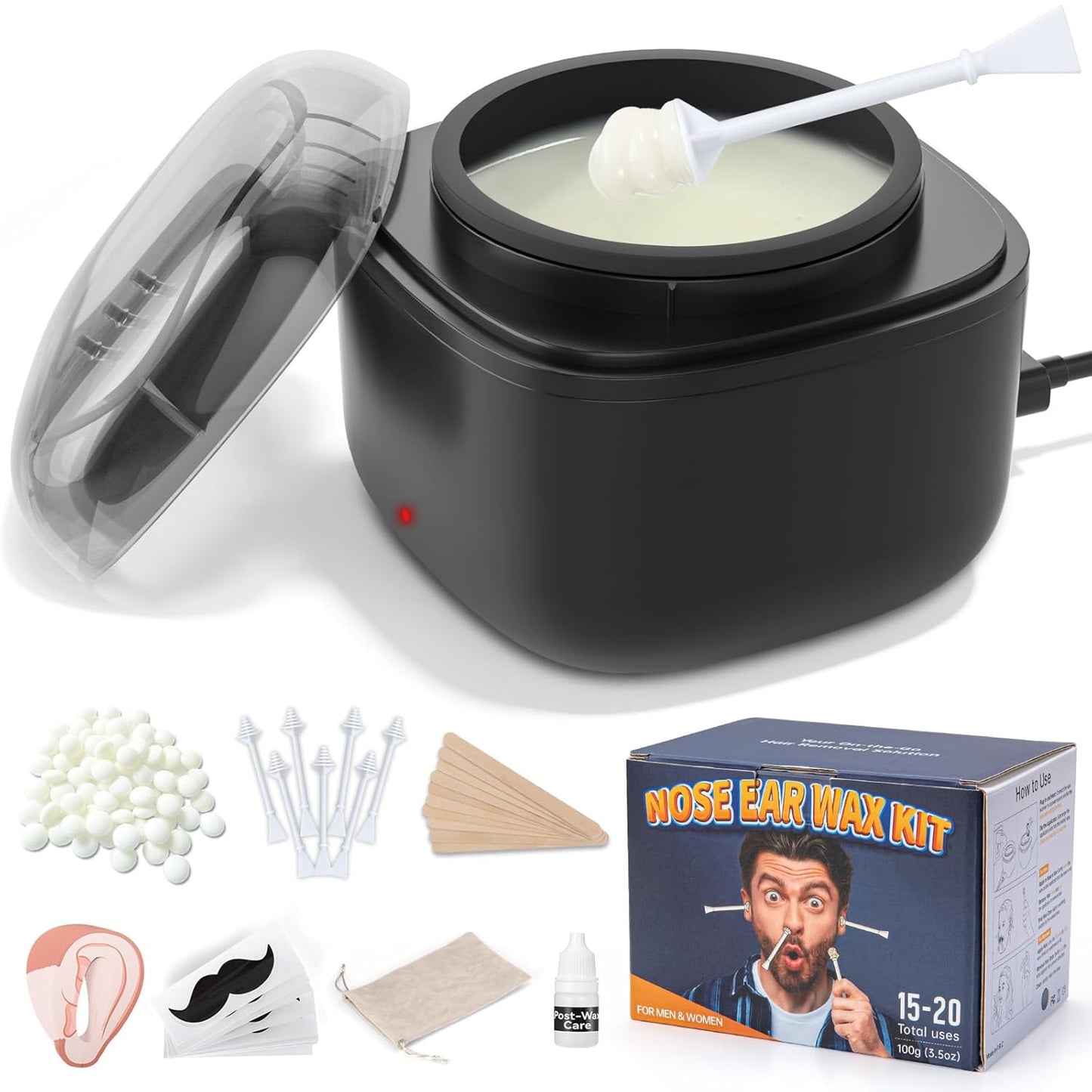 Nose and Ear Hair Remover Wax Kit
