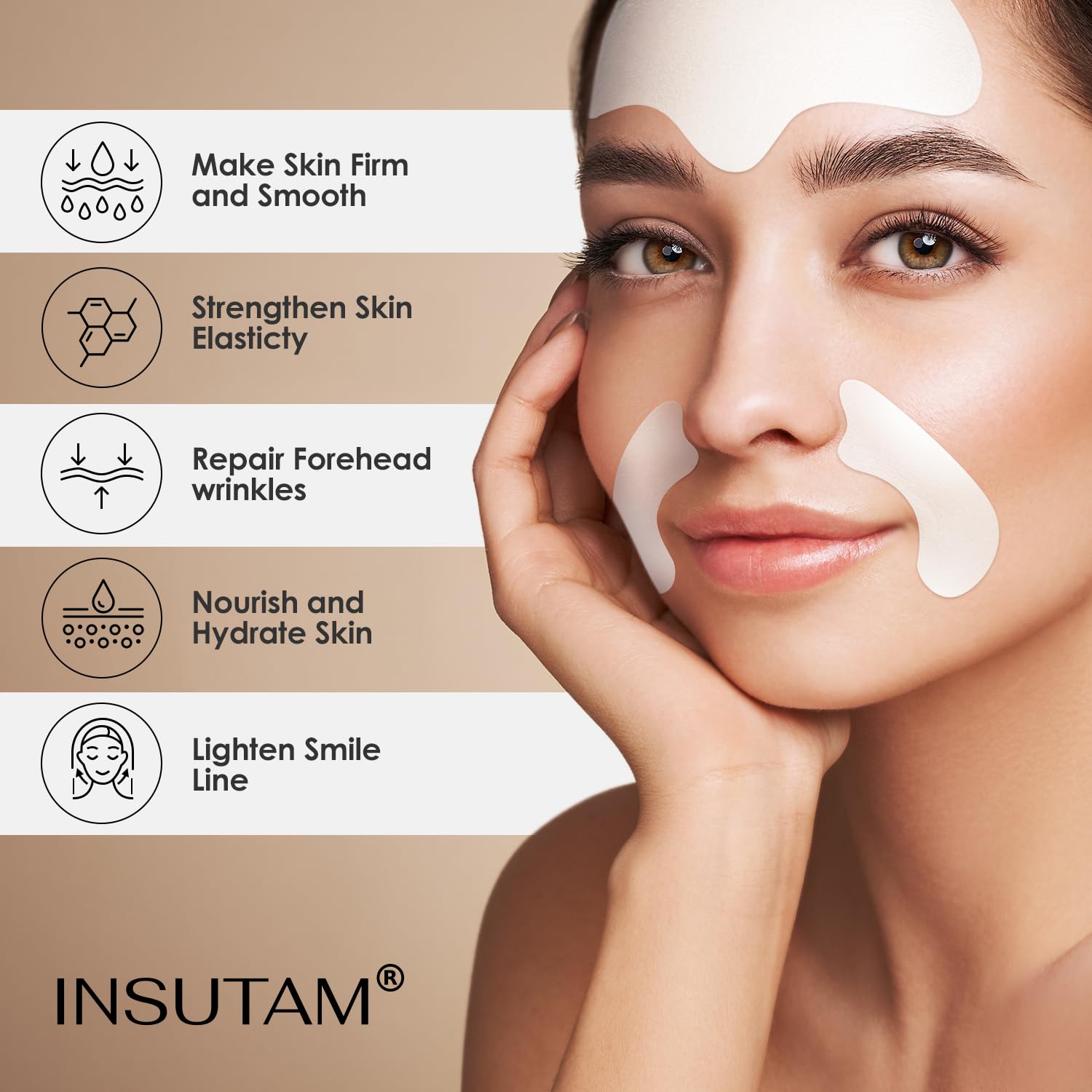 Forehead & Smile Line Removal Patches