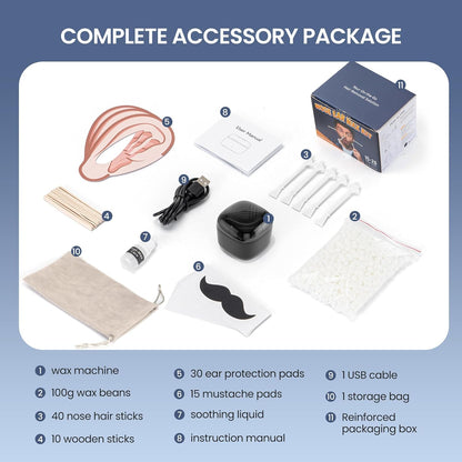 Nose and Ear Hair Remover Wax Kit