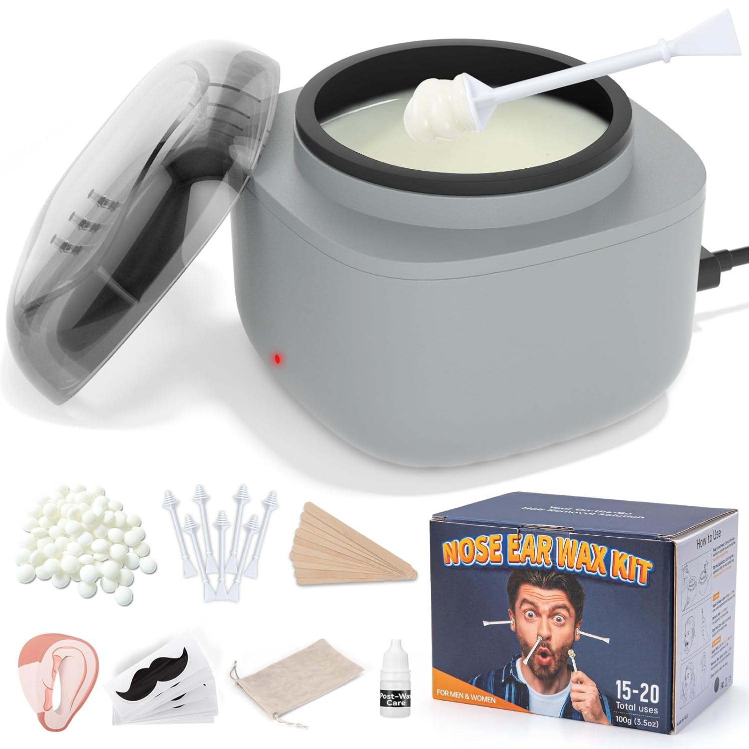 Nose and Ear Hair Remover Wax Kit