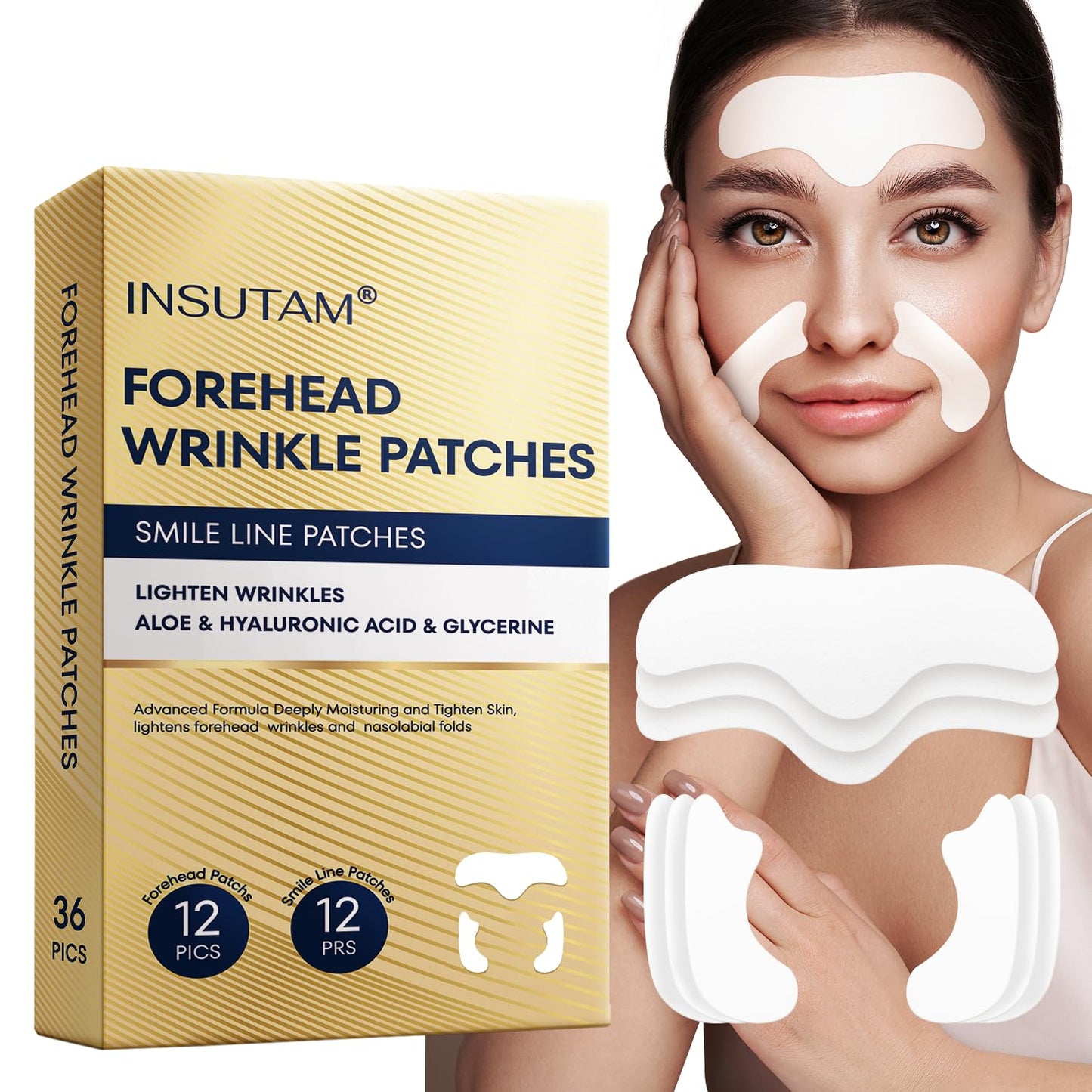 Forehead & Smile Line Removal Patches